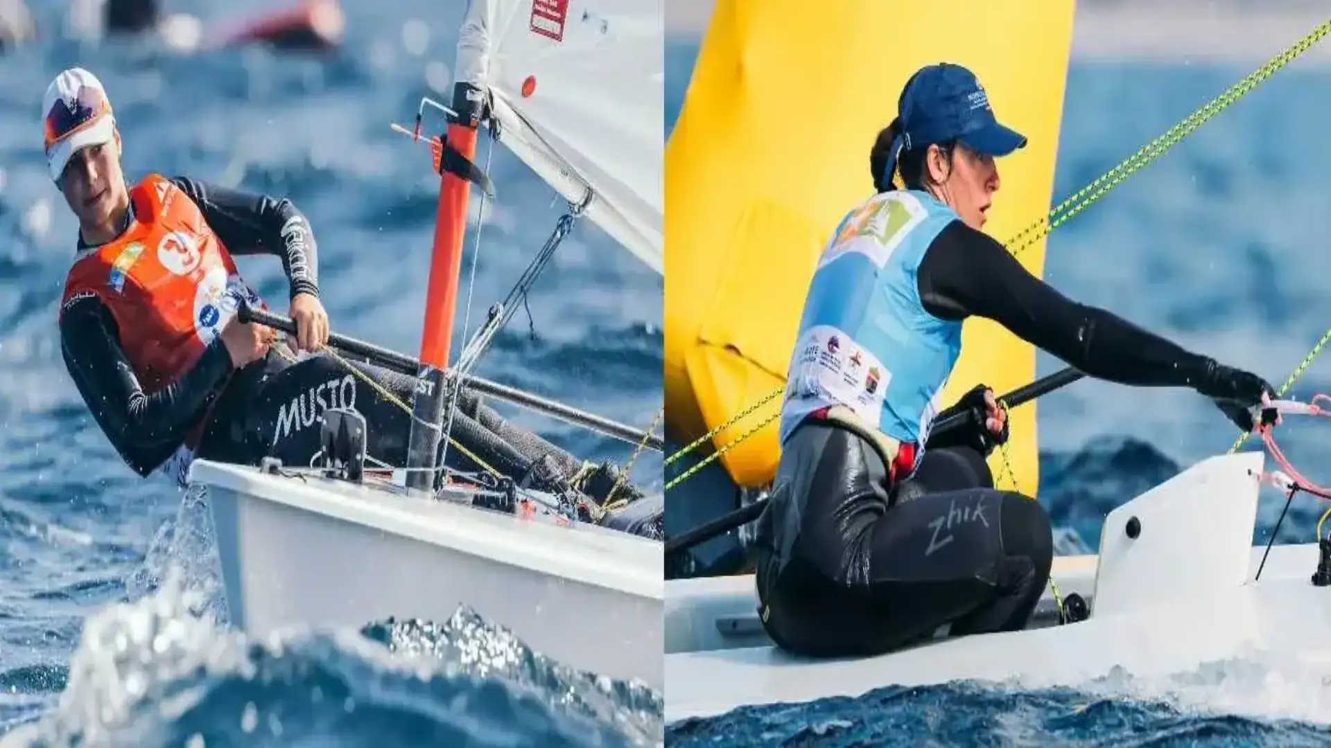 Lanzarote International Regatta avec les équipes espagnoles d'Ilca6, Ilca7 et 49er