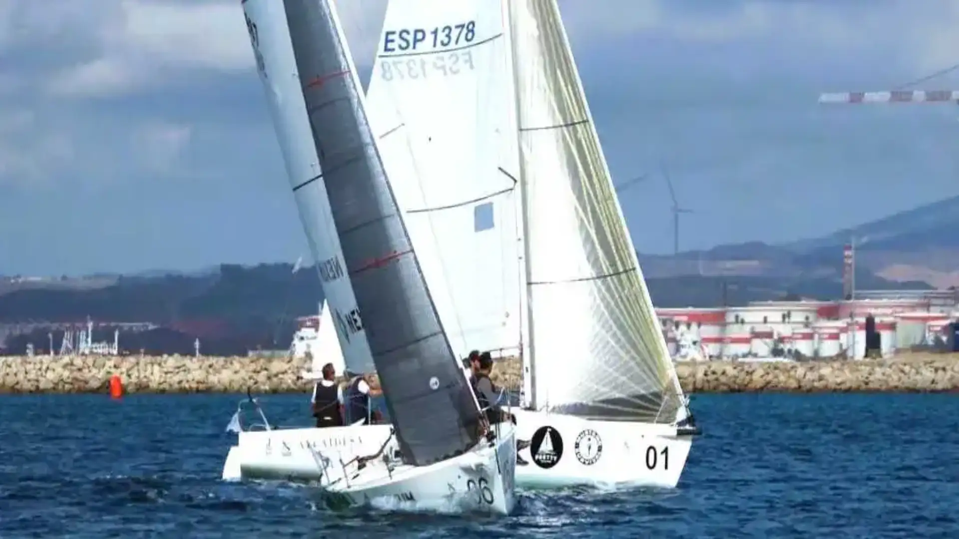 Este fin de semana andaluz de J80 en aguas de La Línea