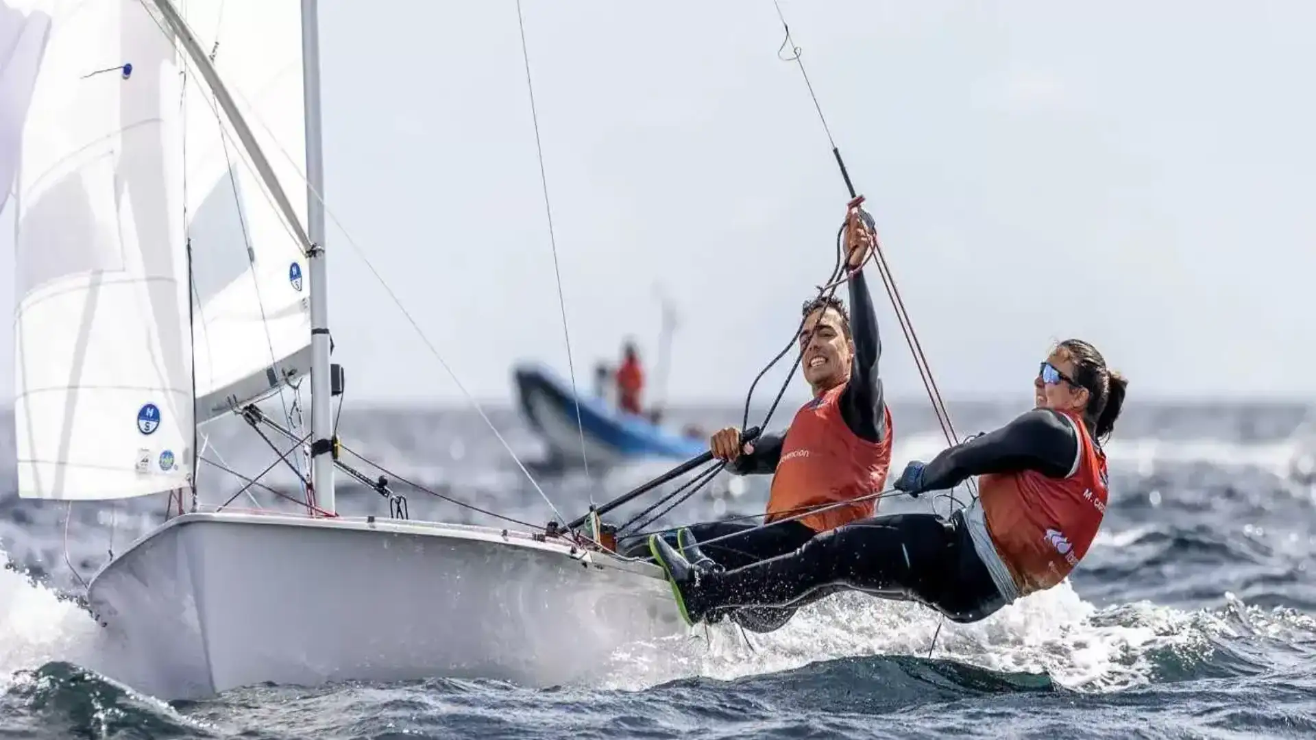 Jordi Xammar- Marta Cardona podio a Vilamoura dopo il secondo atto