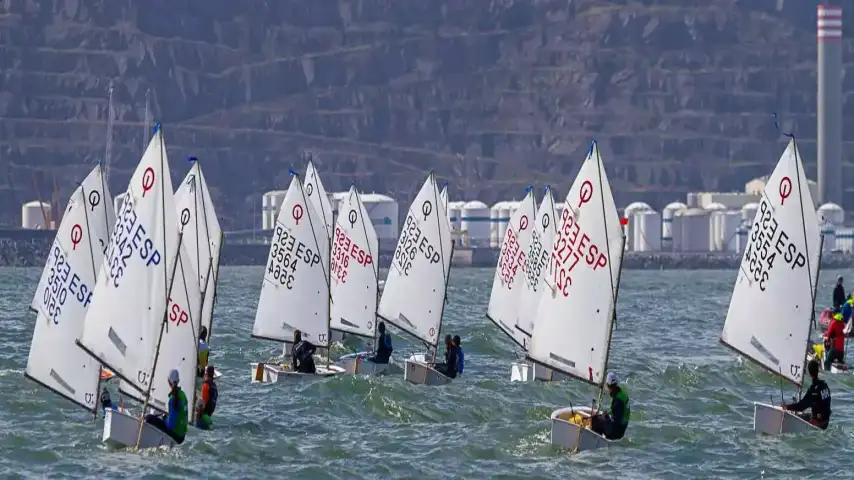 National of Optimist in Getxo Daniel Capa of SEstanyol leader